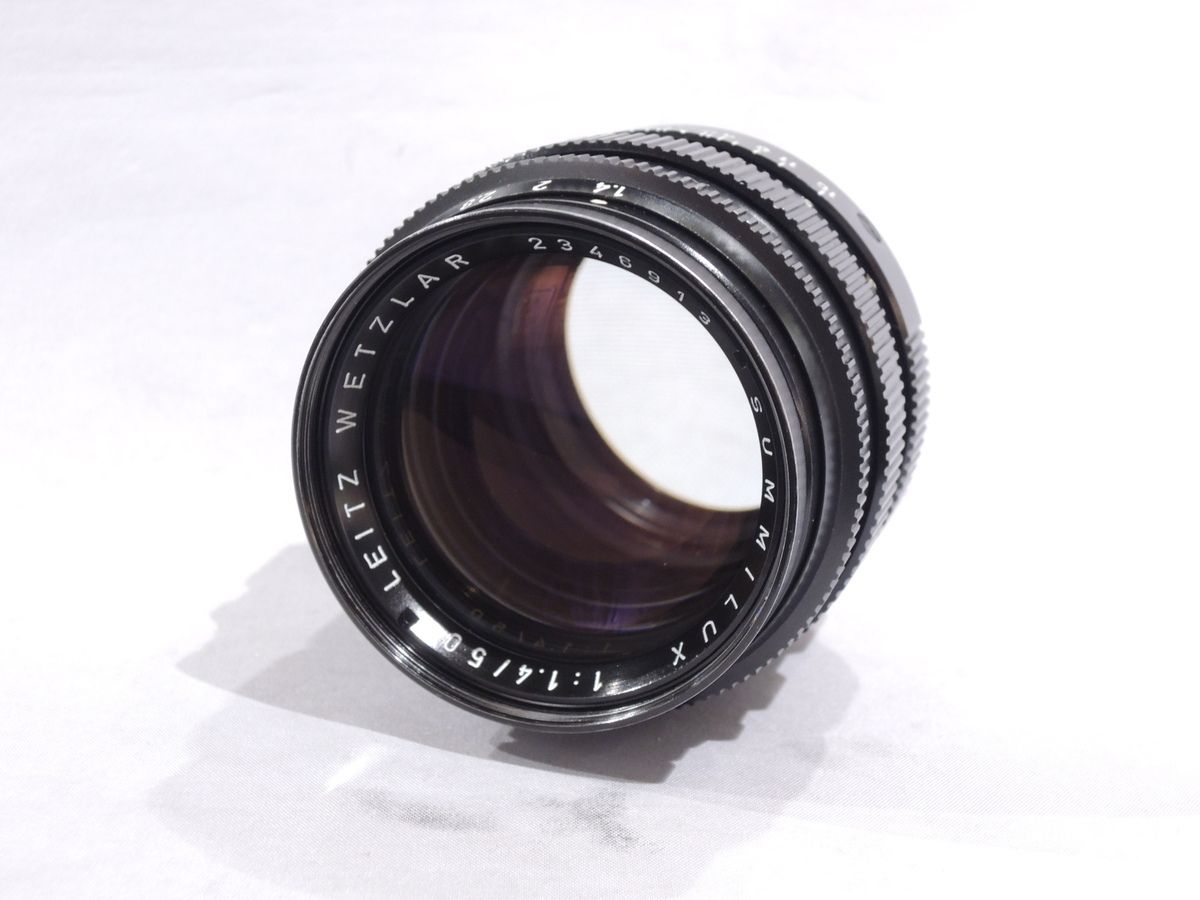 【中古】 【並品】 ライカ ズミルックスM 50mm F1.4 E43 ブラッククローム＆ブラックペイントハイブリッド