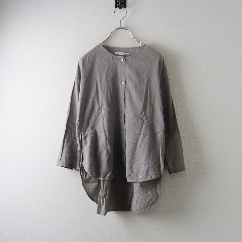 2023SS エヴァムエヴァ evam eva cotton slit shirts コットン