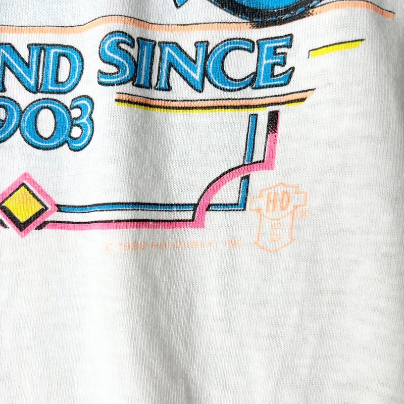 雰囲気系 90s USA製 HARLEY DAVIDSON オフィシャル 両面