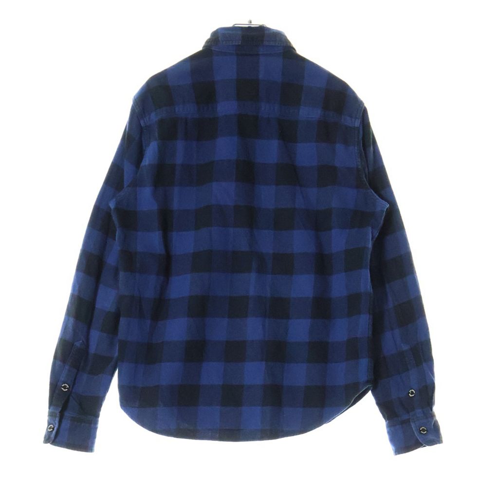 ジ*太様 ワコマリア　WACKO MARIA ブロックチェックシャツ　ネルシャツ WACKO MARIA/BLOCK CHECK FLANNEL SHIRT（L-PURPLE）［ブロック