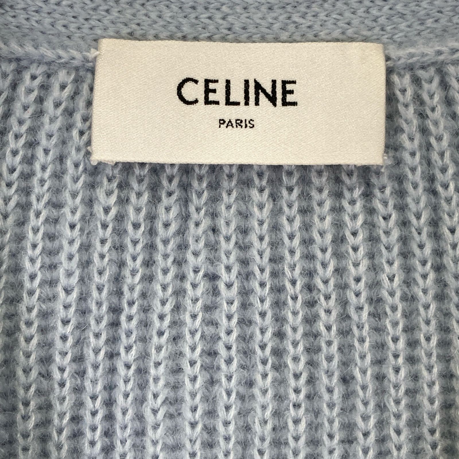 CELINE - セリーヌ 【美品/国内正規】2AD24377N モヘヤｘシルク ニット S CELINE セリーヌ 【美品/国内正規】2AD24377N モヘヤxシルク