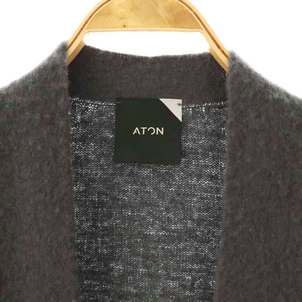 エイトン FUR CASHMERE 7GG CARDIGAN ロングカーディガン VERMEIL par iena（ヴェルメイユパーイエナ）の「【ATON/エイトン