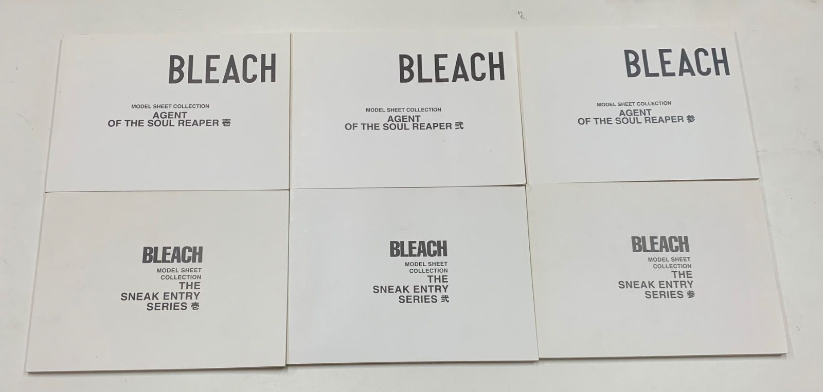 BLEACH MODEL SHEET COLLECTION 設定集 12冊まとめ売り - メルカリ