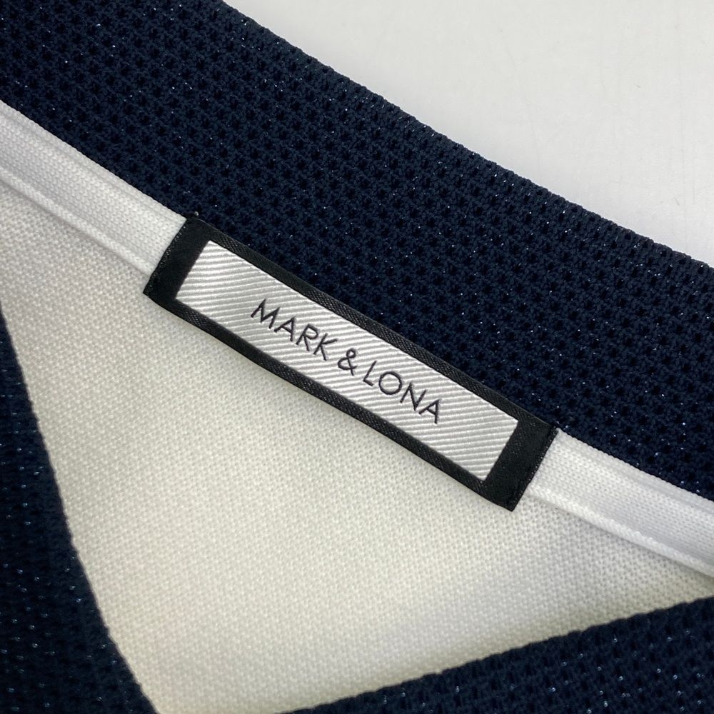 高品質の サイズ 46 MARK-LONA マークアンドロナ 半袖ポロシャツ ホワイト系 240101454837 ゴルフウェア メンズ ストスト 価格は最安値!