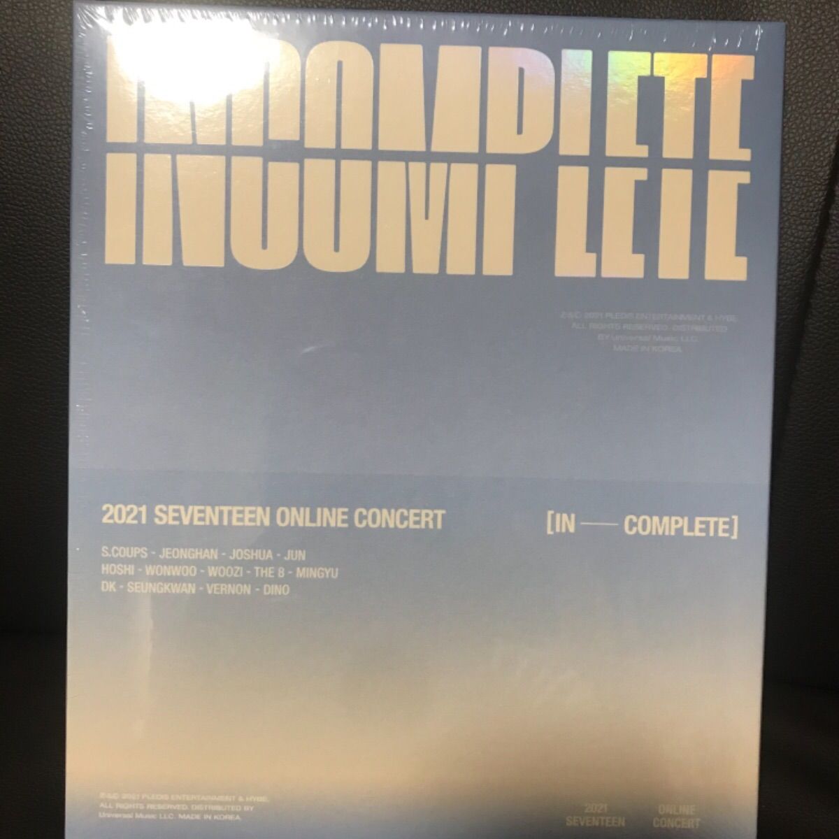 SEVENTEEN　incomplete　DVD　未開封 SEVENTEEN INCOMPLETE オンコン DVD 新品未開封 - メルカリ