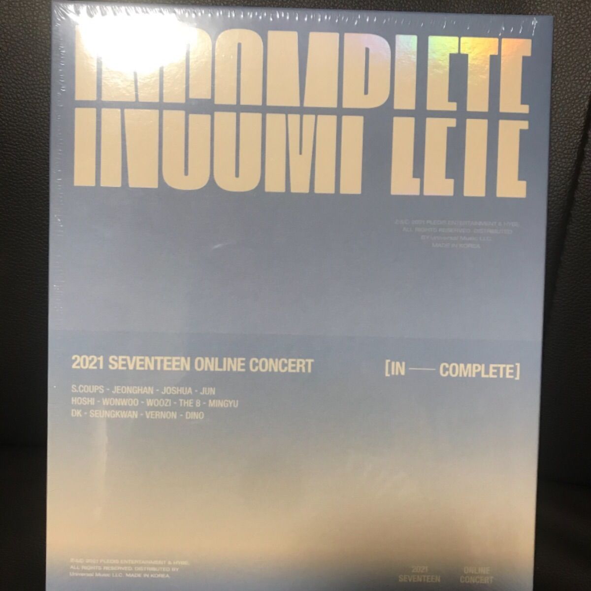 SEVENTEEN INCOMPLETE オンコン DVD 新品未開封 - ひまわり - メルカリ