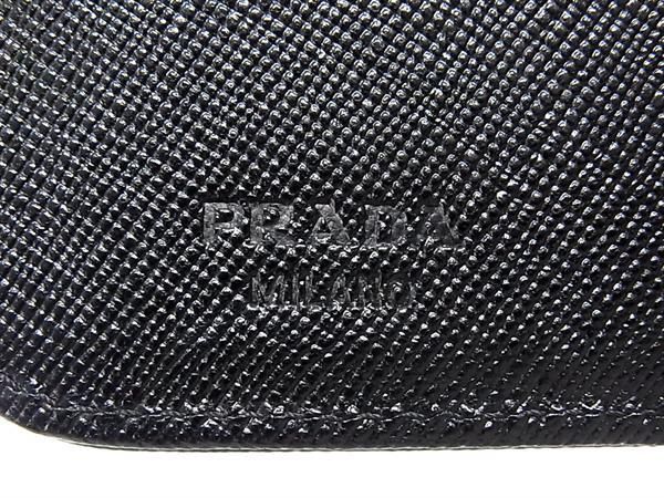プラダ財布 □新品同様□ PRADA プラダ サフィアーノレザー 二つ折り 財布