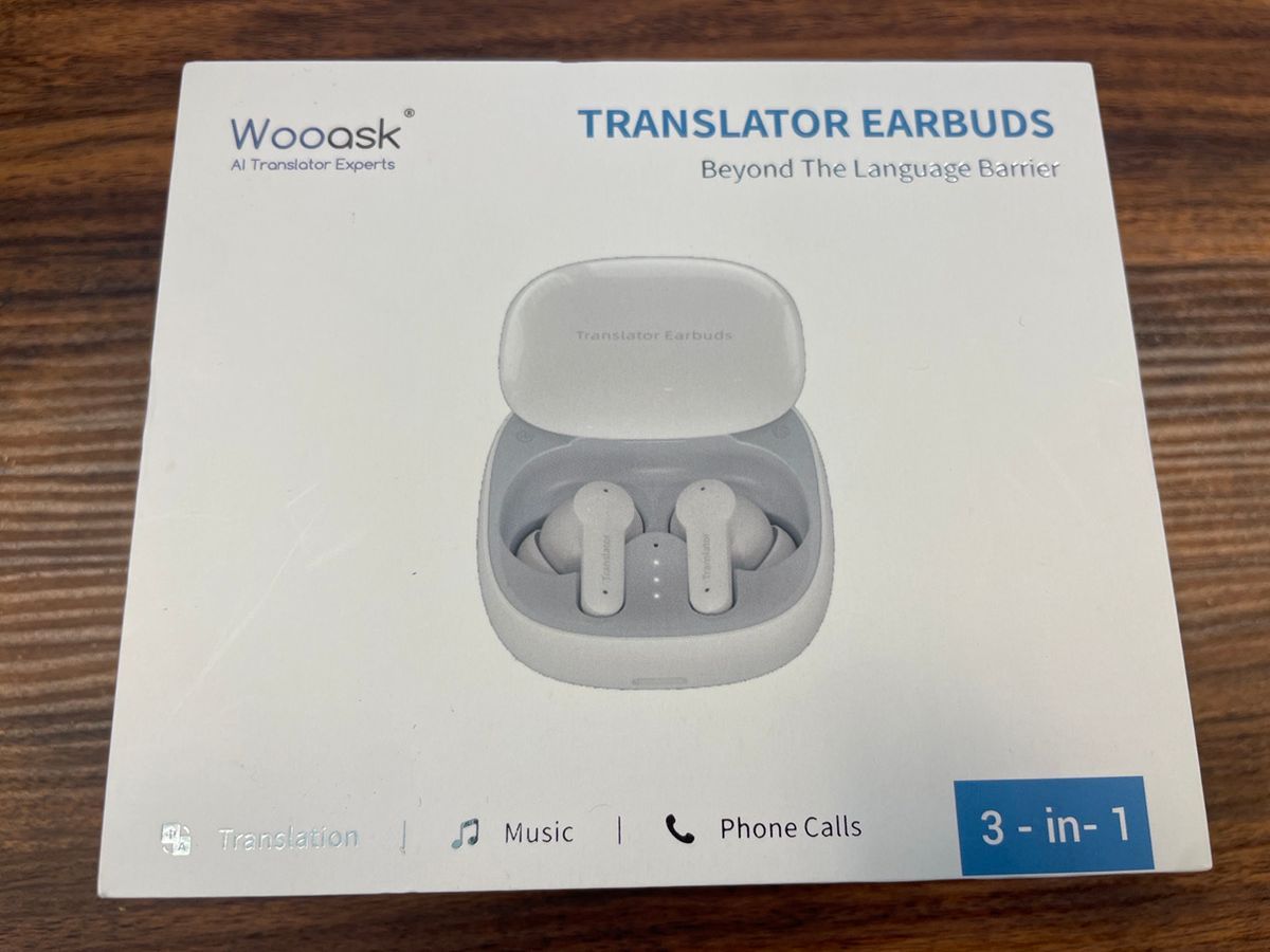 Wooask M3 翻訳イヤホン 多言語対応 AI音声翻訳 イヤホン型 通訳機
