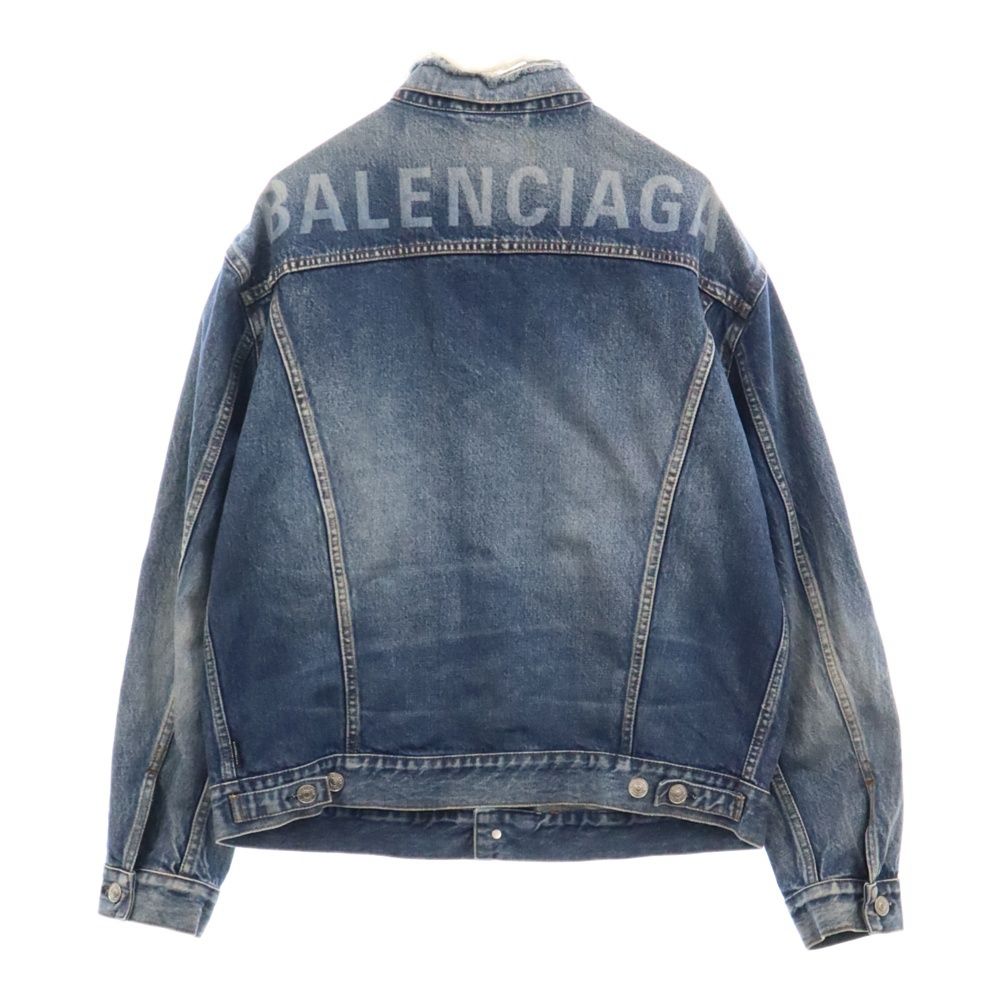 BALENCIAGA (バレンシアガ) Back Logo Denim Jacket バックロゴ BALENCIAGA (バレンシアガ) Back Logo Denim Jacket バックロゴ