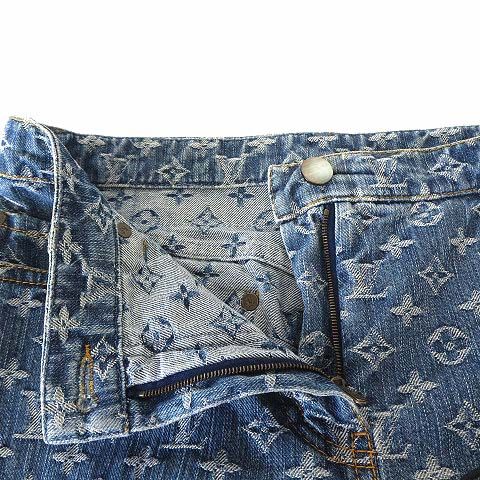 ルイヴィトン LOUIS VUITTON デニムパンツ サブリナ カプリ ルイヴィトン LOUIS VUITTON デニムパンツ サブリナ カプリ