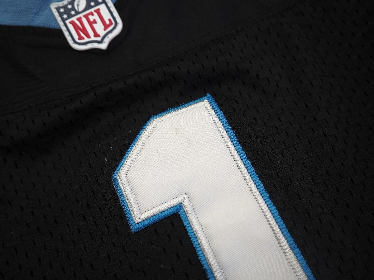 希少 NIKE ナイキ × NFL パンサーズ キャム ニュートン メッシュ