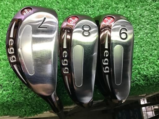 プロギア egg II 5S レディース アイアンセット IR eggオリジナルカーボン フレックスL レディース 女性用 右利き 右用 Cランク ゴルフクラブ