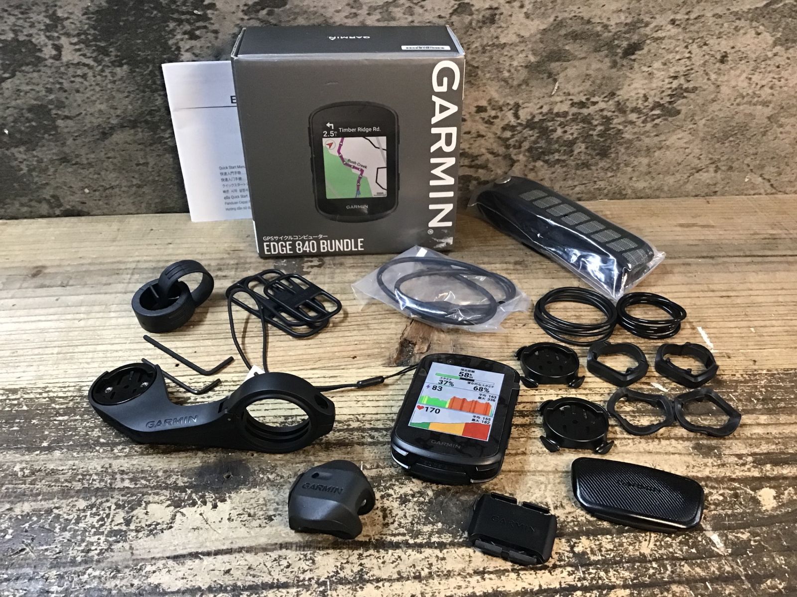 JG713 ガーミン GARMIN エッジ EDGE840 サイクルコンピューター センサーセット 動作 済