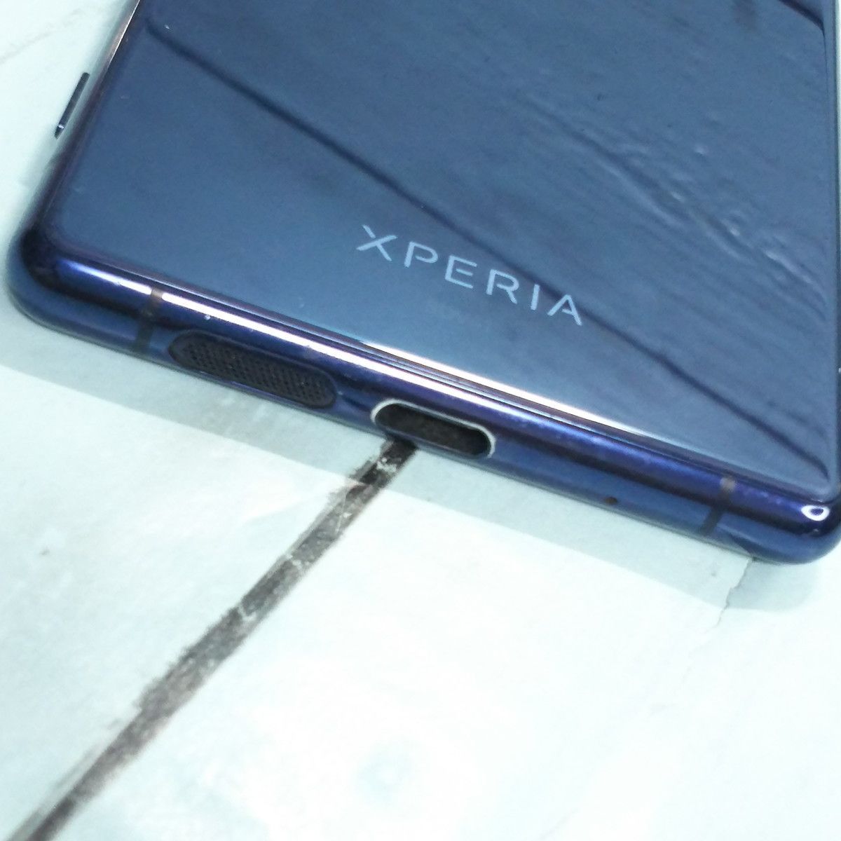 au Xperia5 SOV41 ブルー 本体 白ロム SIMロック解除済み SIMフリー 