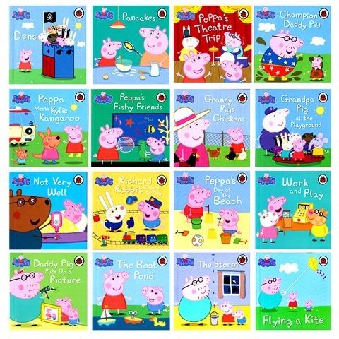 PeppaPig 赤ボックス ペッパピッグ 赤箱 英語絵本50冊 MP3音源 洋書 CTP DWE ORT Disney ディズニー おうち英語 多読  - メルカリ