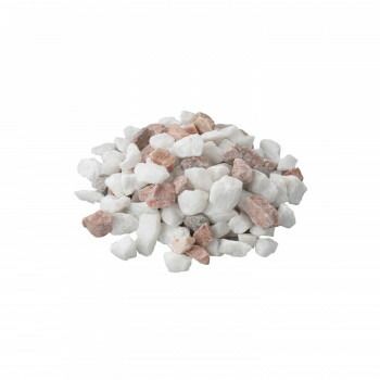 NXstyle 庭園敷砂利 プレシャスグラベル ピンク＆ホワイト 約100kg PG-P10