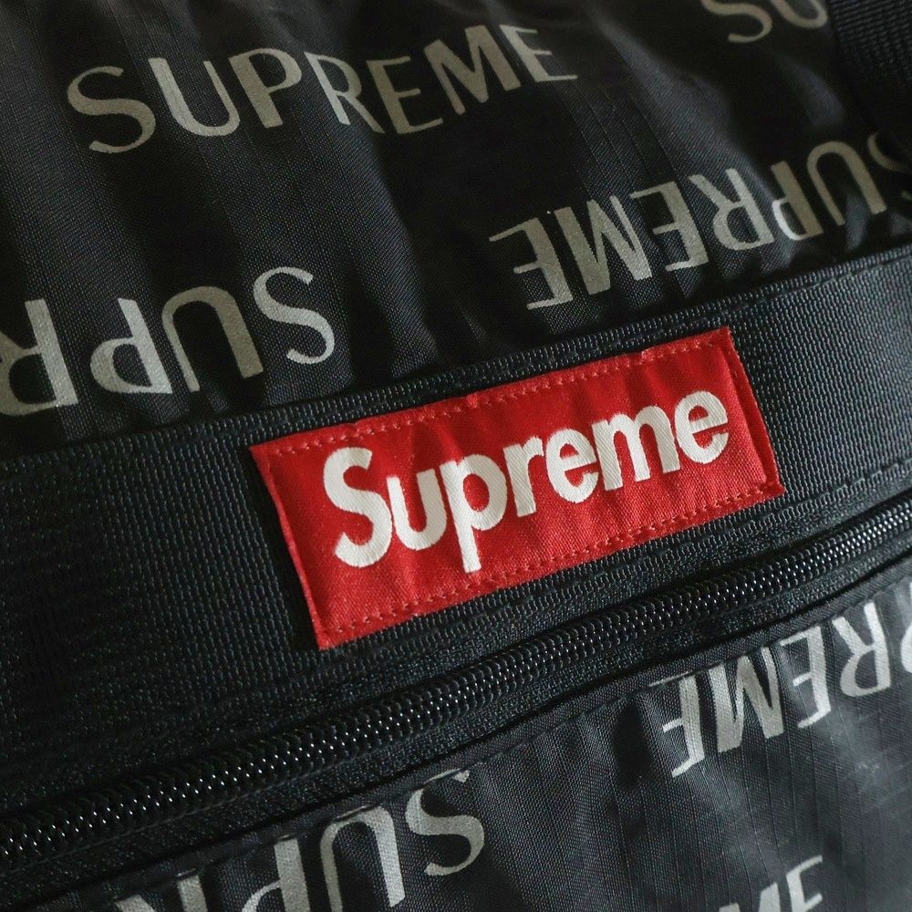 Supreme ボストンバッグ 16AWリフレクティブリピート Supreme 3M Reflective Repeat Duffle Bag (FW16)