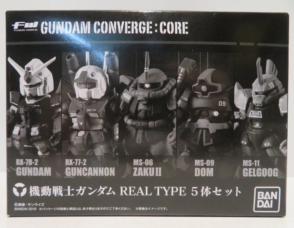 BANDAI - 【中古】未開封 バンダイ FW GUNDAM CONVERGE:CORE コンバージコア 機動戦士ガンダム REAL TYPE 5体セット[17][240017703776] FW GUNDAM CONVERGE:CORE 機動戦士ガンダム REAL TYPE 5体セット