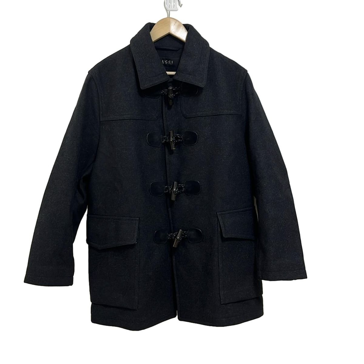GUCCI グッチ ダッフルコート サイズ48 M メンズ - 347711 ダークグレー 長袖|秋|冬