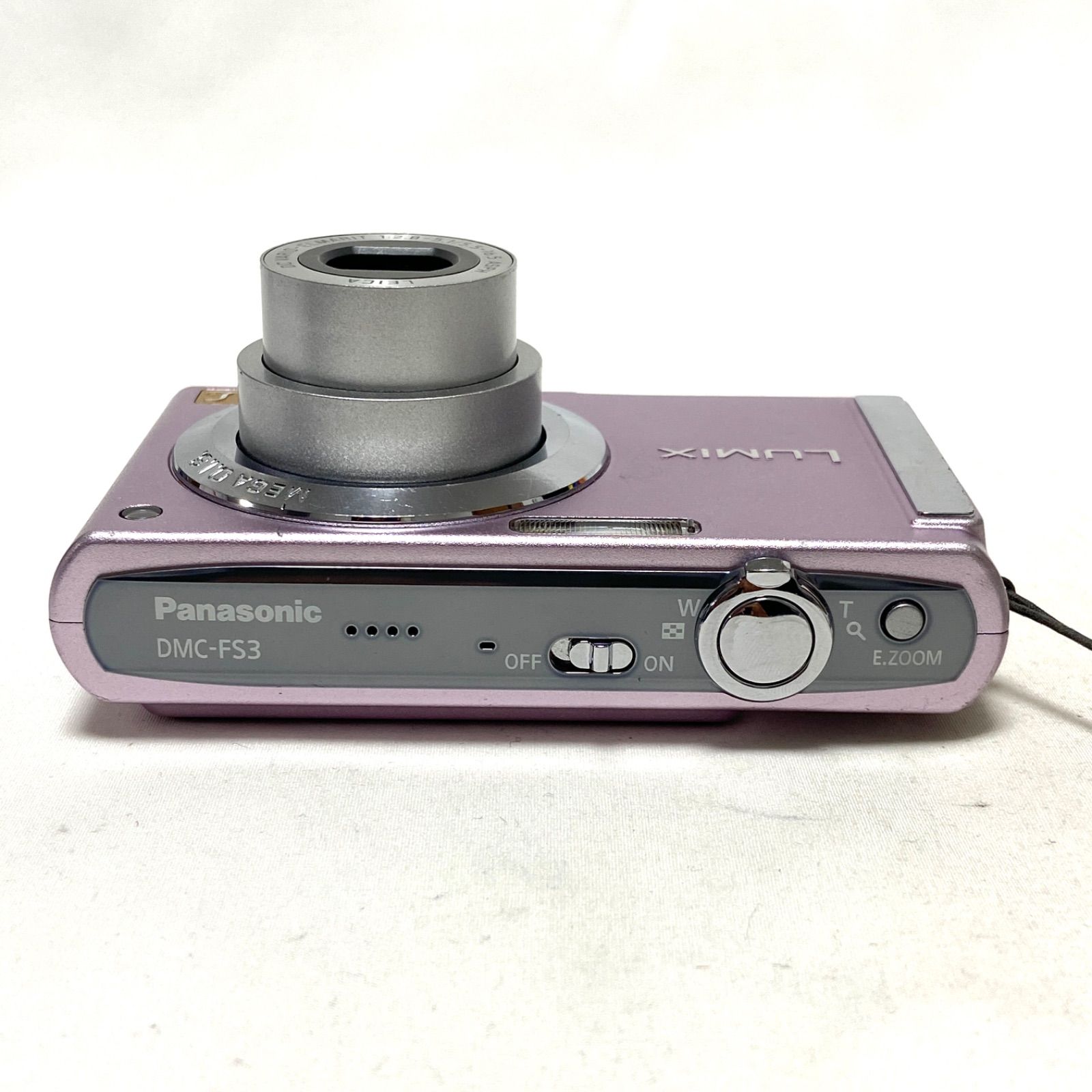 Panasonic LUMIX DMC-FS3 パナソニック ルミックス ピンク コンパクトデジタルカメラ MEGA O.I.S. MERCADOAVALIA_COM_BR
