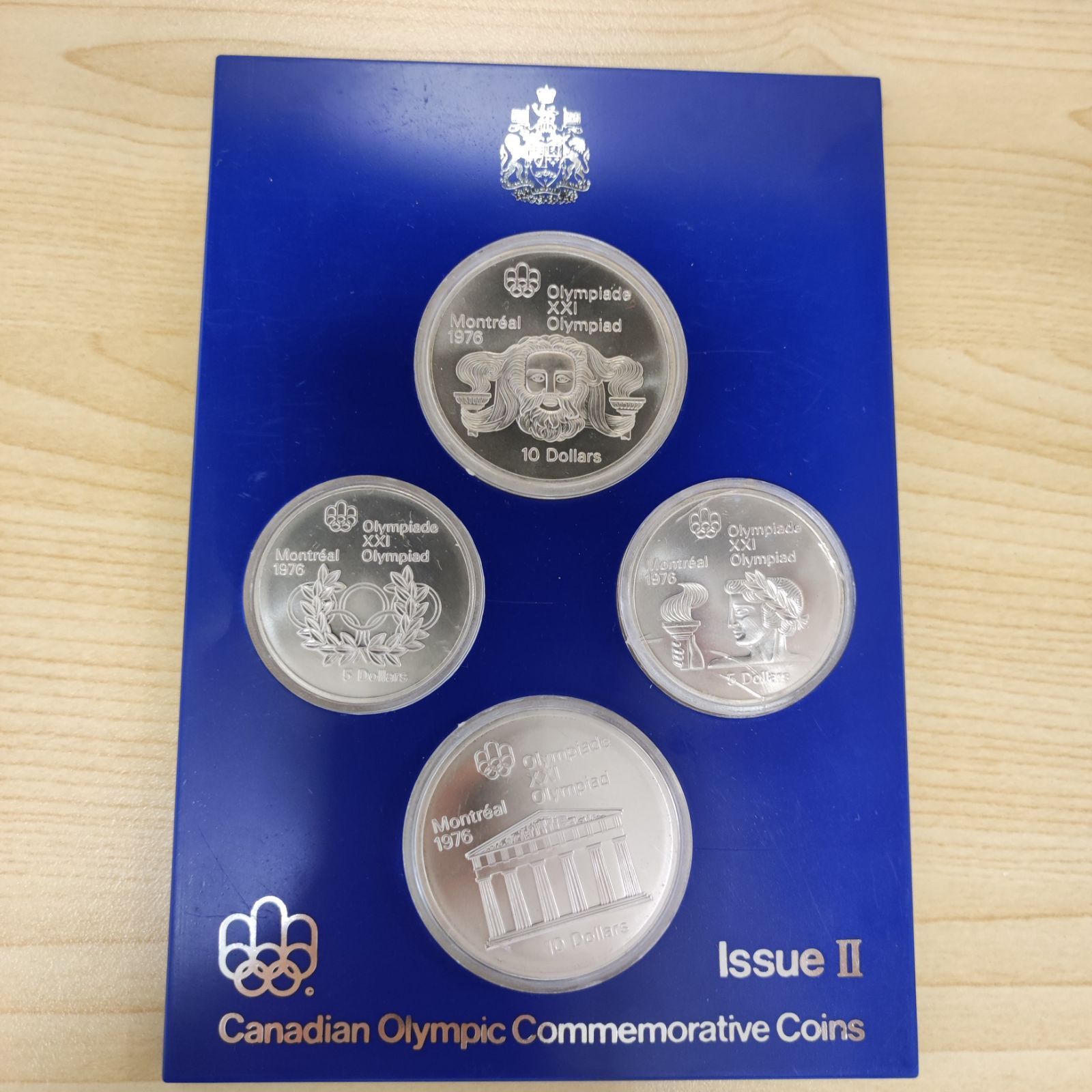 カナダ モントリオールオリンピック記念銀貨 4点セット - 旧貨幣