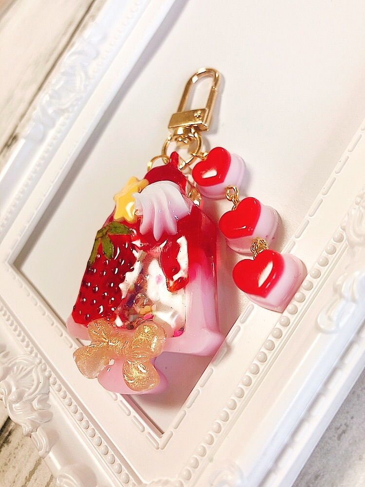 現品限り】アイスクリーム&アイスクリームバッグチャームくまちゃん