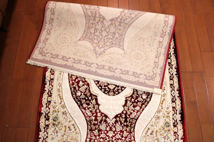 セール！玄関マット ペルシャ柄絨毯79×154新品 販売 カーペット