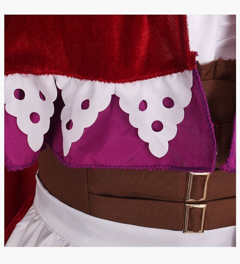 ♥ プリパラ 真中らぁら 赤ずきん10周年記念 コスプレ衣装 フルセット オーバーハング ドレス リボン エプロン付属 高品質素材 イベント用 舞台用 アニメ再現 WWW_OLIVIERBERNSTEIN_COM