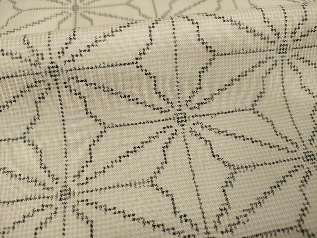 平和屋本店□極上 結城紬 色無地 根岸色 逸品 未使用 CZAA2602s5