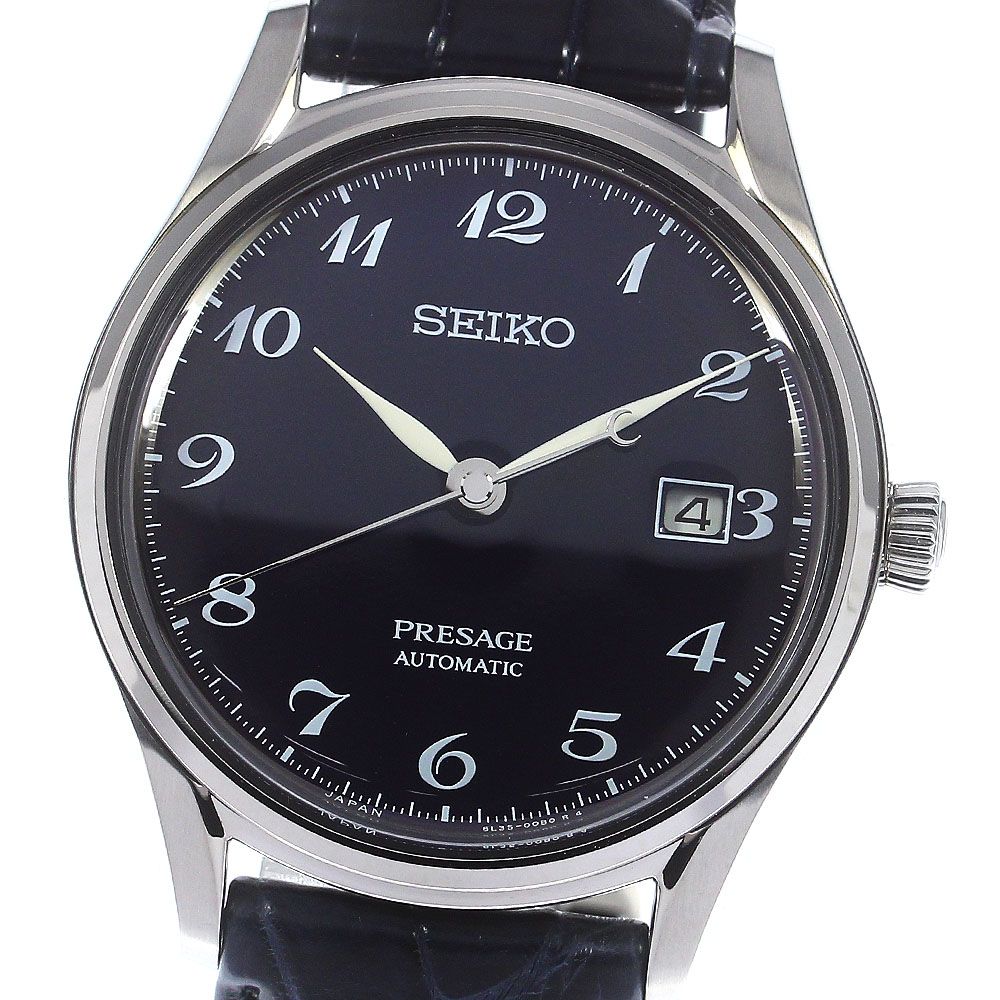 セイコー SEIKO SARA019/6L35-00B0 プレザージュ 6Lシリーズ 琺瑯ダイアル 自動巻き メンズ未使用品箱付き_773214