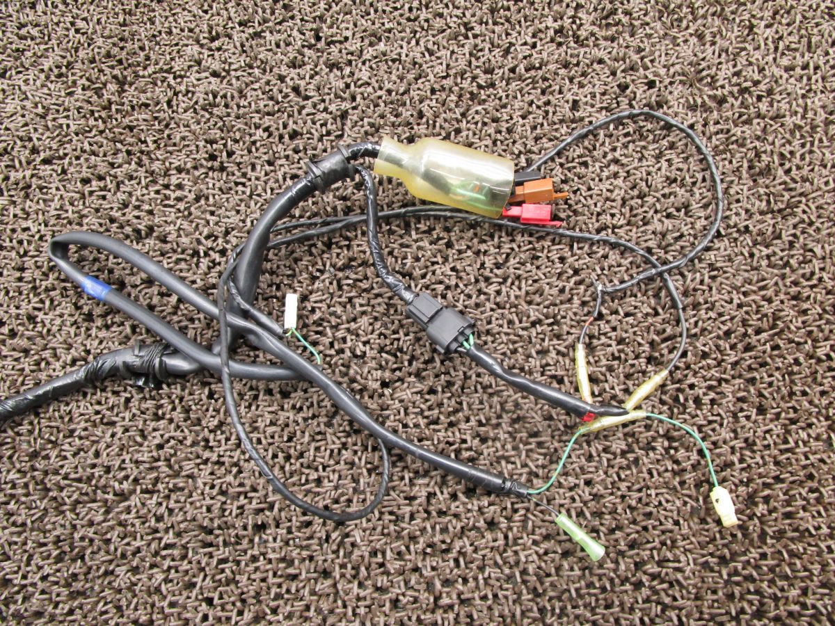 XR100モタード メインハーネス △A2936 社外 KITACO CDI レギュレター イグニッションコイル HD13 ホンダ HC07E キャブ車