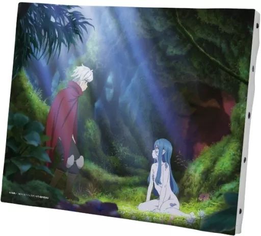 中古】キャンバスボード・キャンバスアート ダンまちIIIティザー