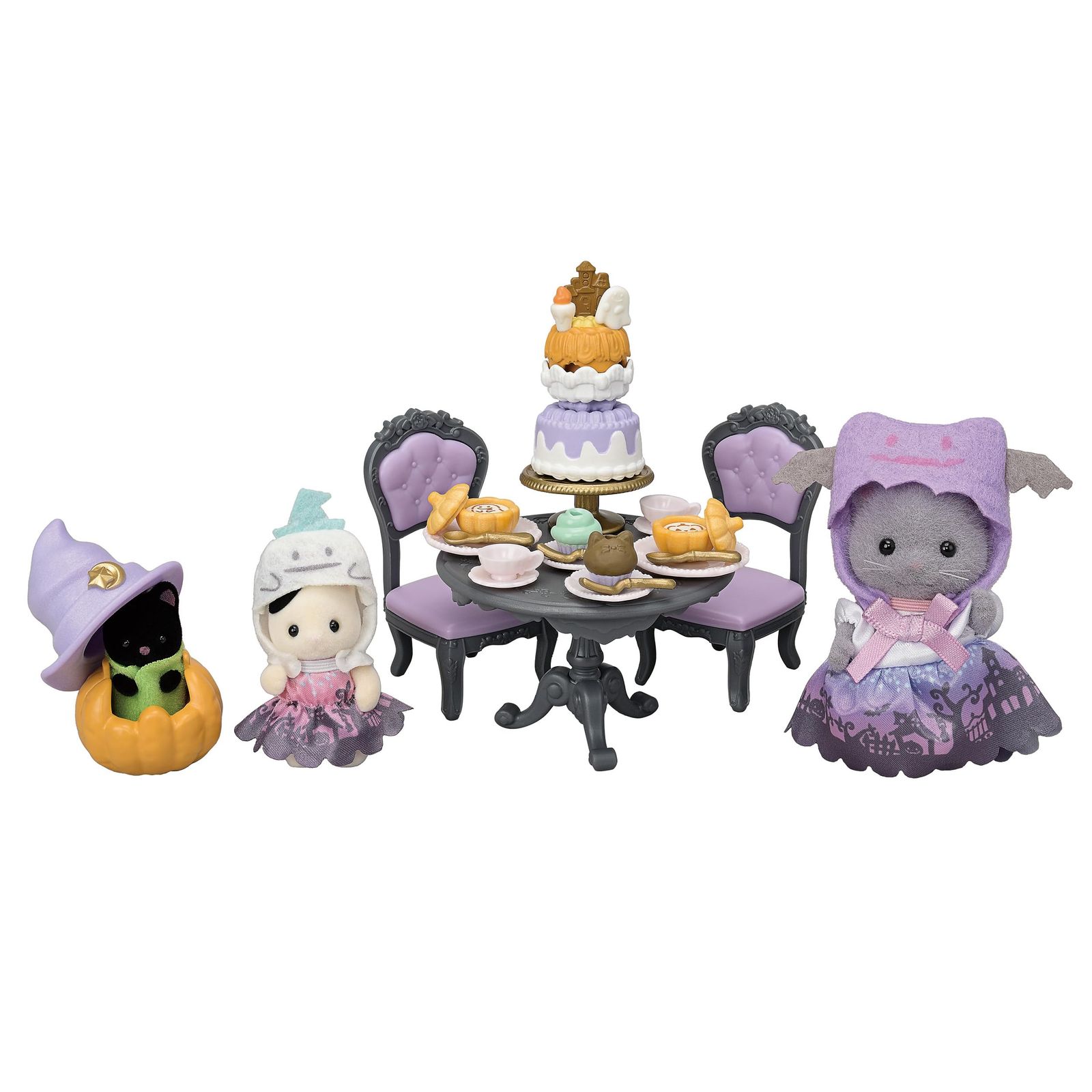【人気商品】シーズナル 【 ドキドキへんしん! ハロウィンパーティーセット 】 シルバニアファミリー セ-211 STマーク認証 3歳以上 おもちゃ ドールハウス Sylvanian Families エポック社 EPOCH