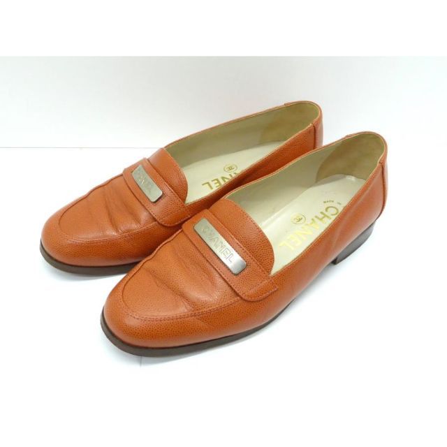 ☆超美品☆CHANEL レザー ローファー 35 ☆超美品☆CHANEL レザー ローファー 35 中古・古着通販】CHANEL