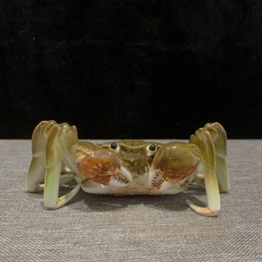カニの置物 茶寵   茶道具  香道具  装飾品  工芸品 美術品 置物 陶磁器 カニの置物 茶寵 茶道具 香道具 装飾品 工芸品 美術品 置物