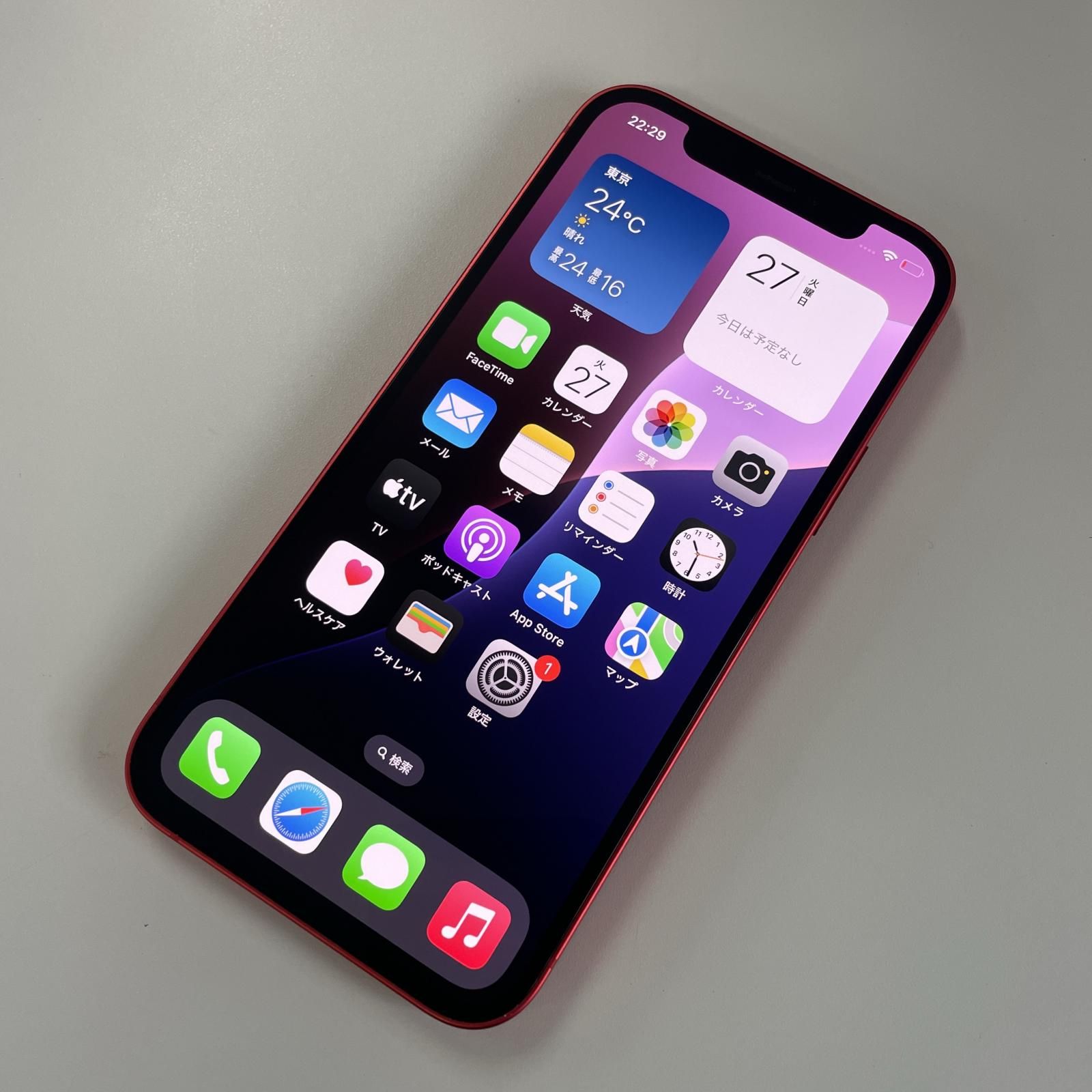 softbank iPhone 12 64GB レッド softbank iPhone 12 64GB レッド