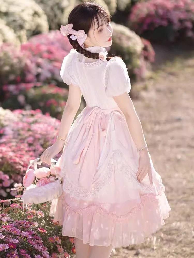 LT-96 豪華姫系 lolita 可愛 レトロ風 オリジナル 洋服 ロリータ