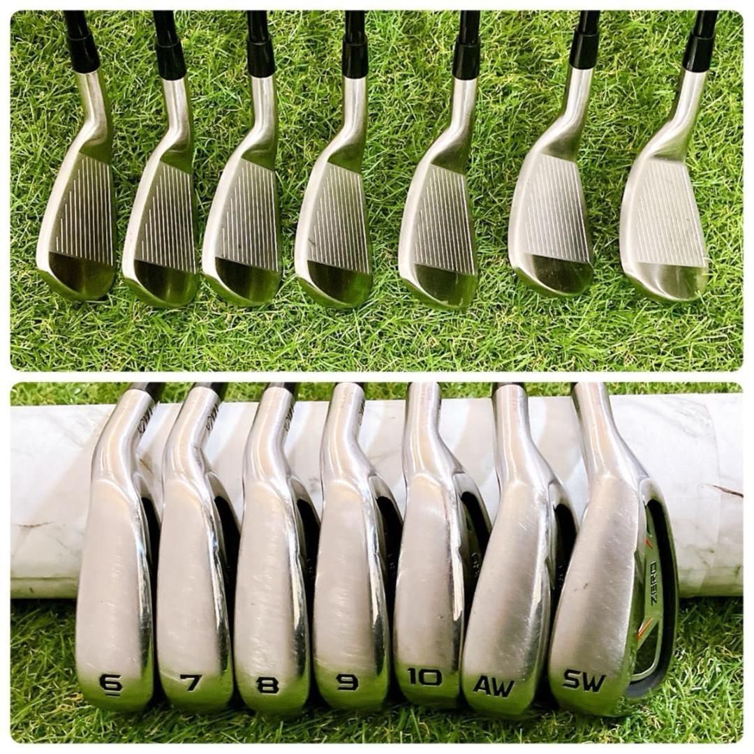CB無し】ホンマ ツアーワールドゼロ メンズゴルフセット 11本 S