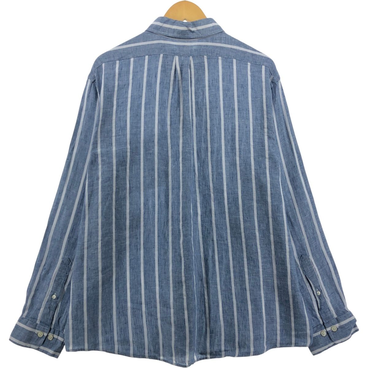 古着 ブルックスブラザーズ Brooks Brothers Est.1818 長袖 ボタンダウンストライプシャツ メンズM相当 /eaa566046 古着 ブルックスブラザーズ Brooks Brothers Est.1818 SLIM FIT