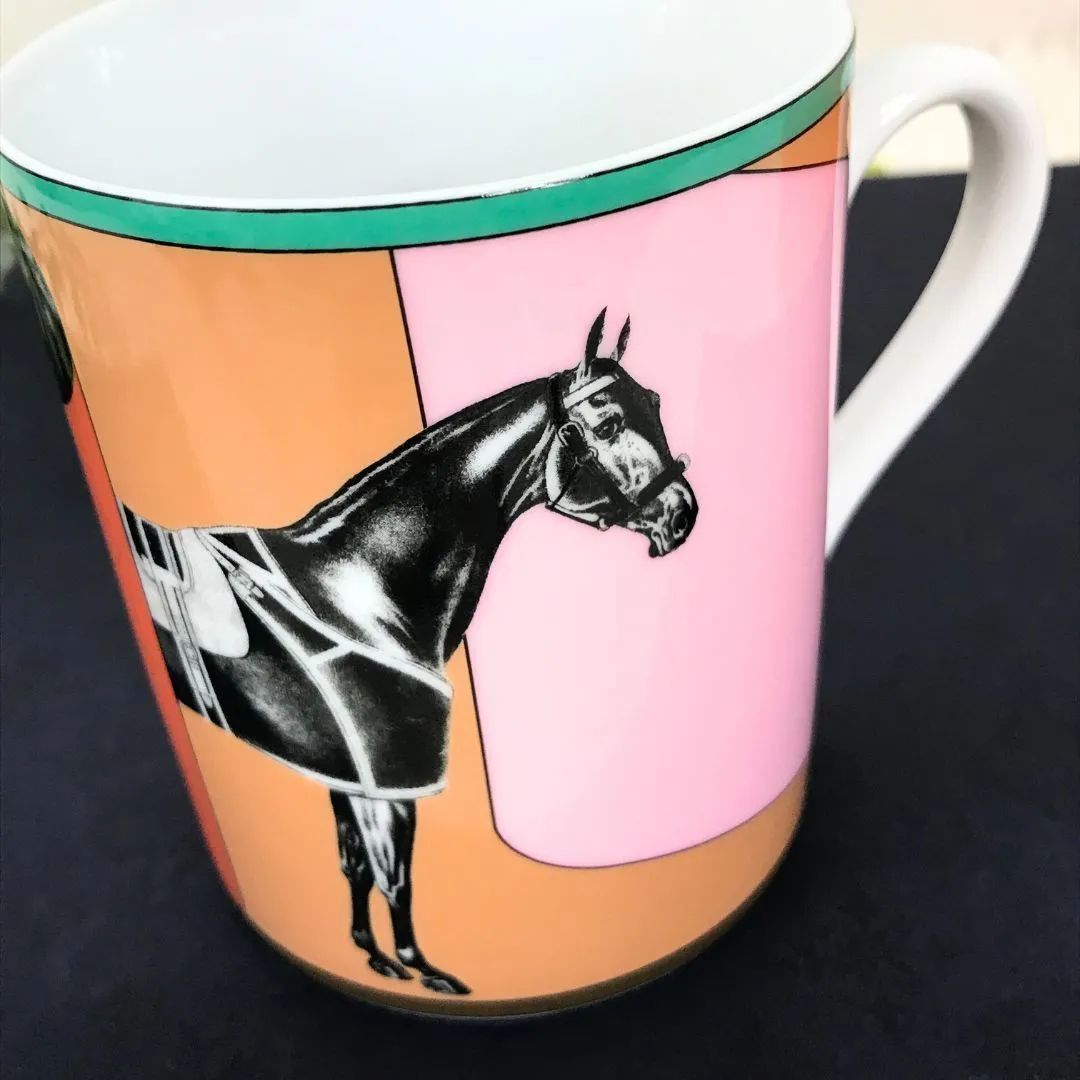 新品未使用】HERMES エルメス マグカップ セルパンティーヌ No1 箱あり 