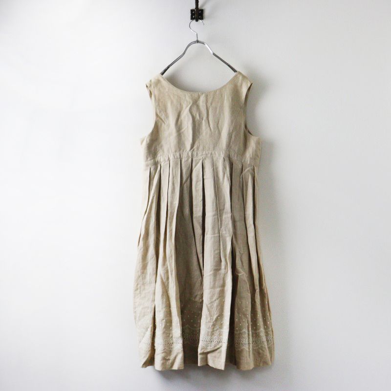 マドモアゼルノンノン　リネンジャンパースカート新品未使用タグ付き A Sense of Fun_MATERIAL Linen #リネンシャツ ￥29,700（税込
