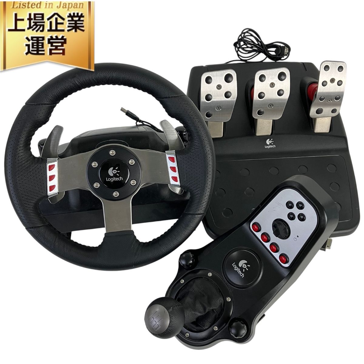 g27レーシングハンドルコントローラー Logitech G27 Racing Wheel