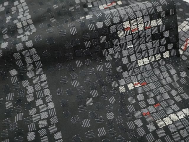 平和屋着物○九寸名古屋帯 吉祥文 黒地 正絹 逸品 CAAT0886hy - メルカリ