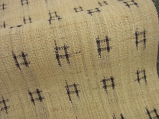 平和屋本店□極上 最高級 夏物 重要無形文化財 越後上布 麻匠 小河正義