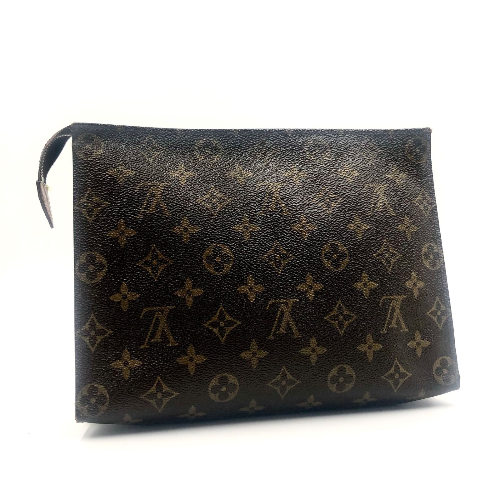 LOUIS VUITTON ルイヴィトン モノグラム ポッシュトワレット26 クラッチバッグ セカンドバッグ パーティーバッグ ポーチ PVC  ブラウン ヴィンテージ - メルカリ