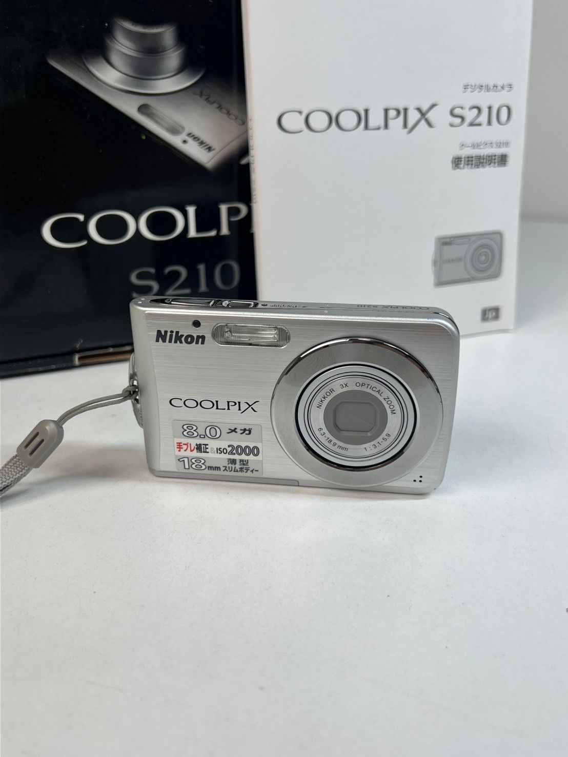 美品】Nikon ニコン COOLPIX S210 デジタルカメラ 元箱 SA