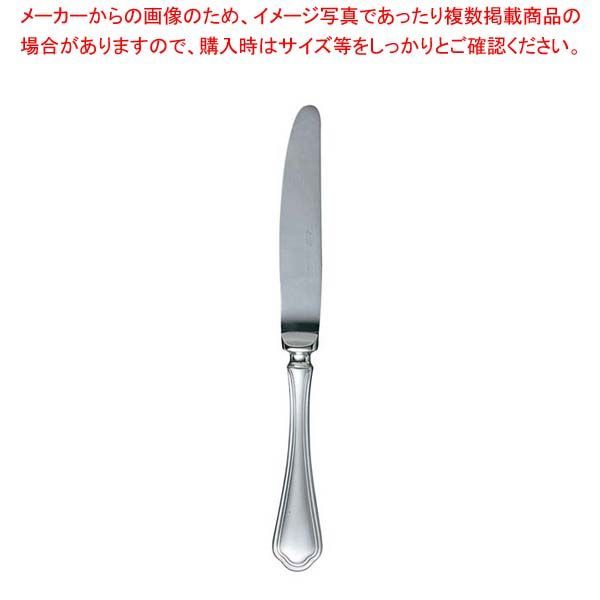 EBM 洋白 シェルブール 銀メッキ付 デザートナイフ ノコ刃付