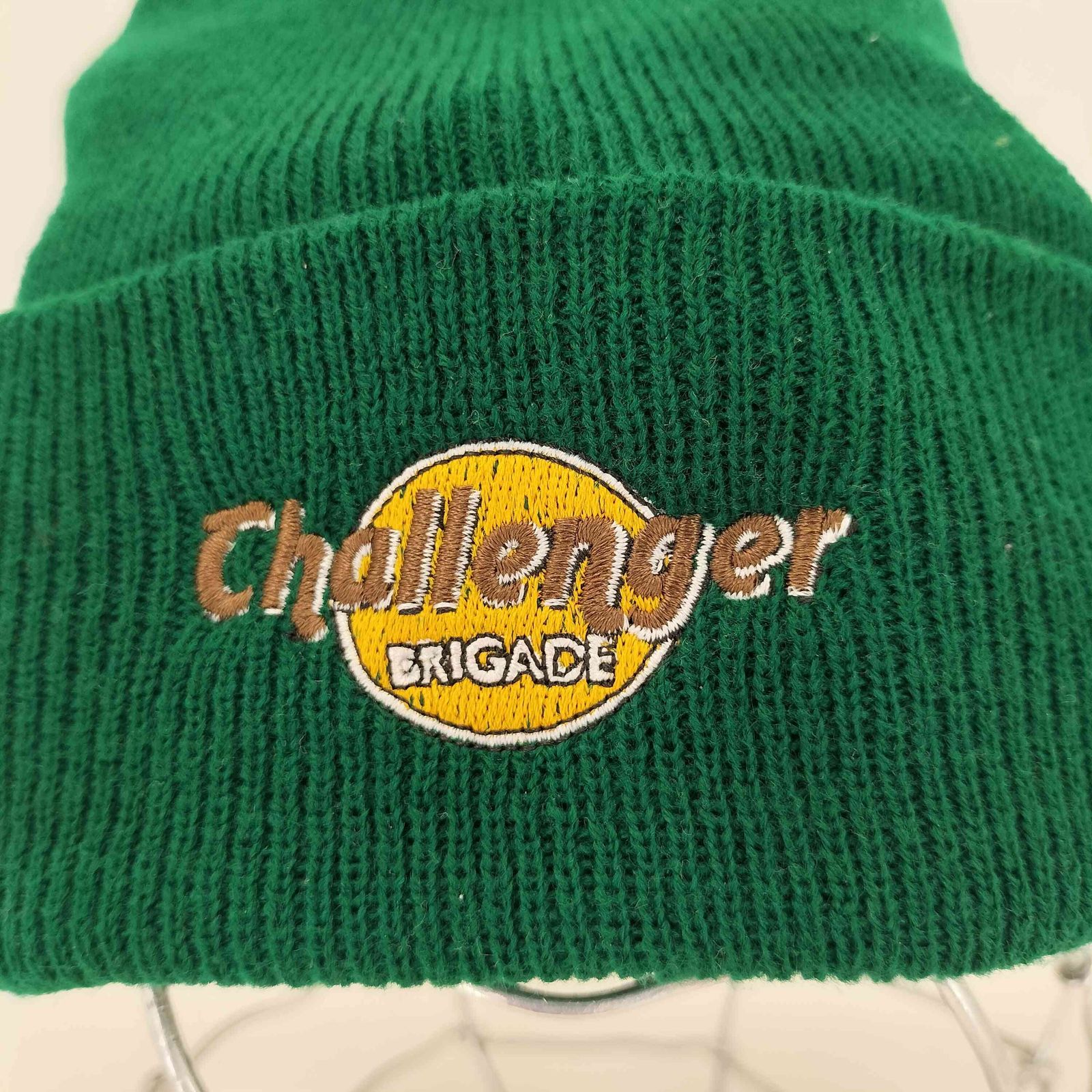 ☆CHALLENGER/MUD ディスカウント LOGO KNIT CAP MUD LOGO KNIT CAP