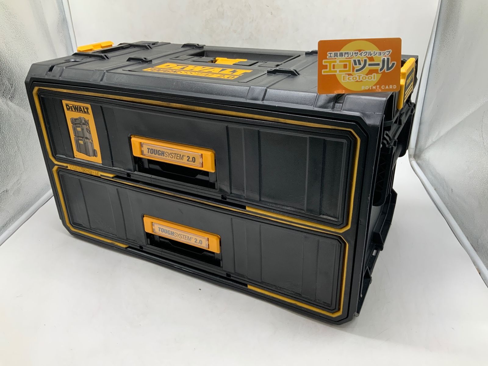 品 DeWALT|デウォルト 2段引き出しチェストToughSystem|タフシステム2.0 DWST83529-1 ITEVSFQQ5R1G エコツール豊田インター店 M02