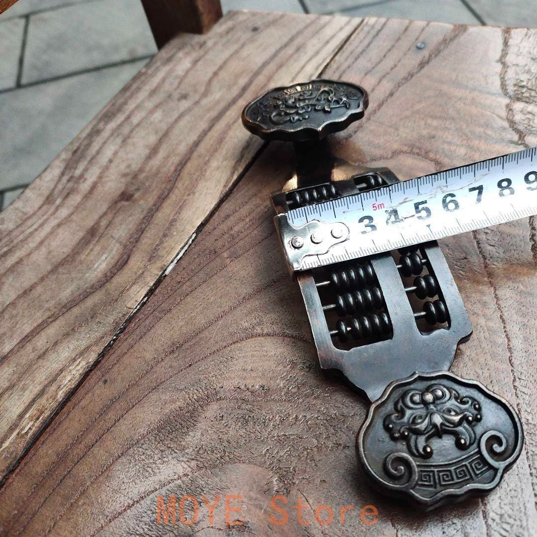 銅制 富貴吉祥如意算盤 家庭 事務室 書架 装飾品 工芸品 置物 - メルカリ